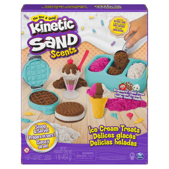 Set Kinetic Sand Ice Cream Treats - 454g