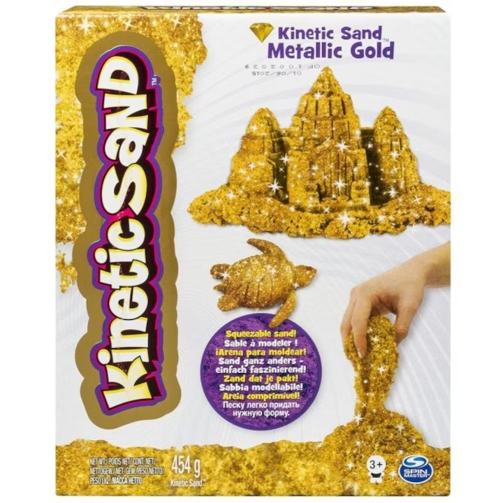 Set Kinetic Sand Metallic Gold - 454g